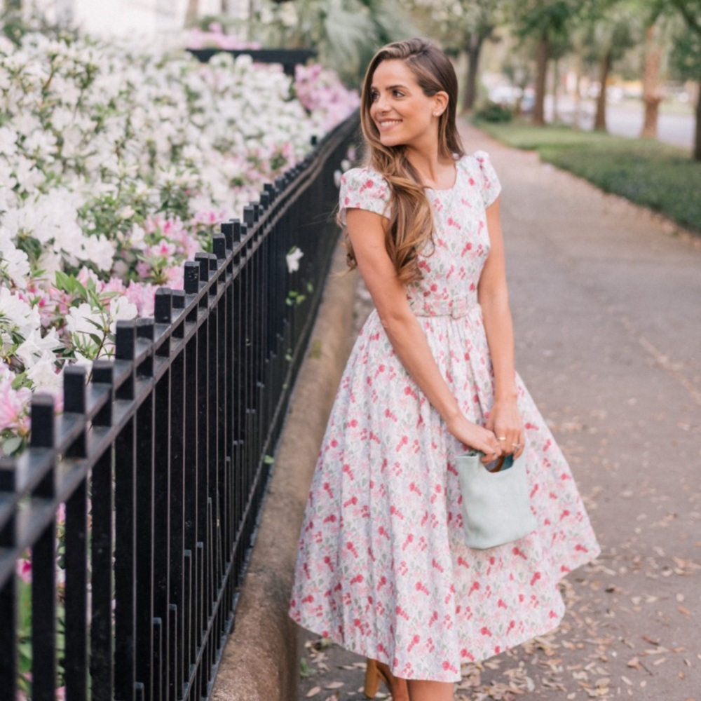 Worn twice, size 6 charlotte gmg dress